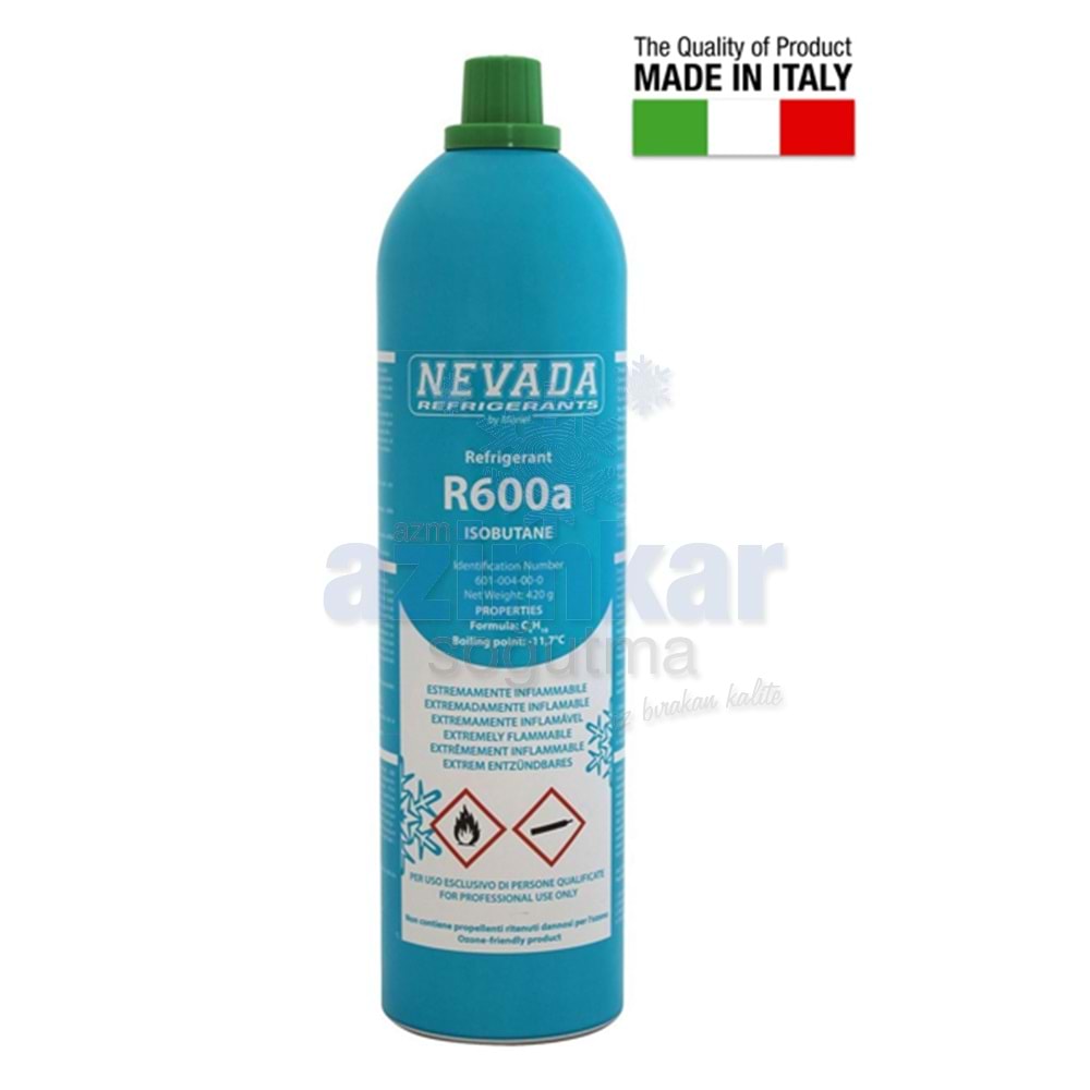 NEVADA R600 SOĞUTUCU GAZ 420 GR ORJ. İTALYAN