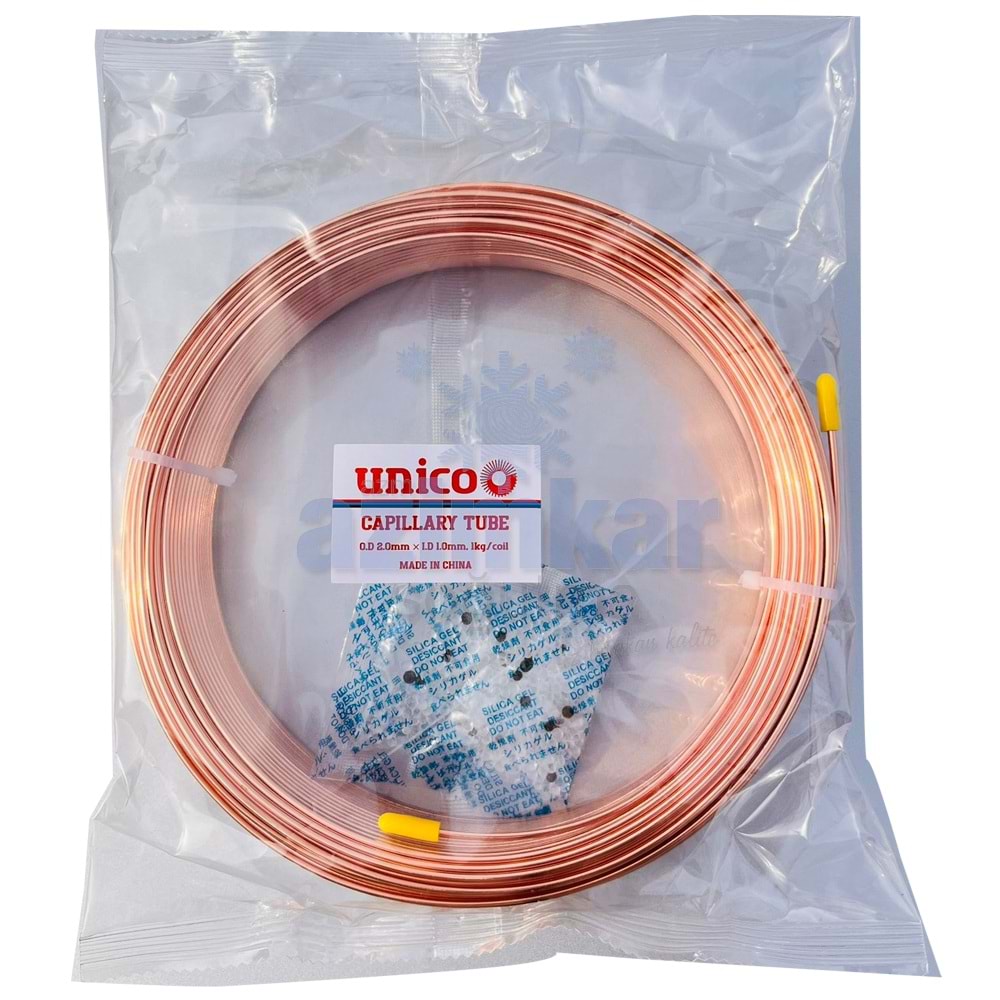 UNİCO 1/2 KILCAL BORU 2,30X1,30 1 KG (HAZIR PAKET)