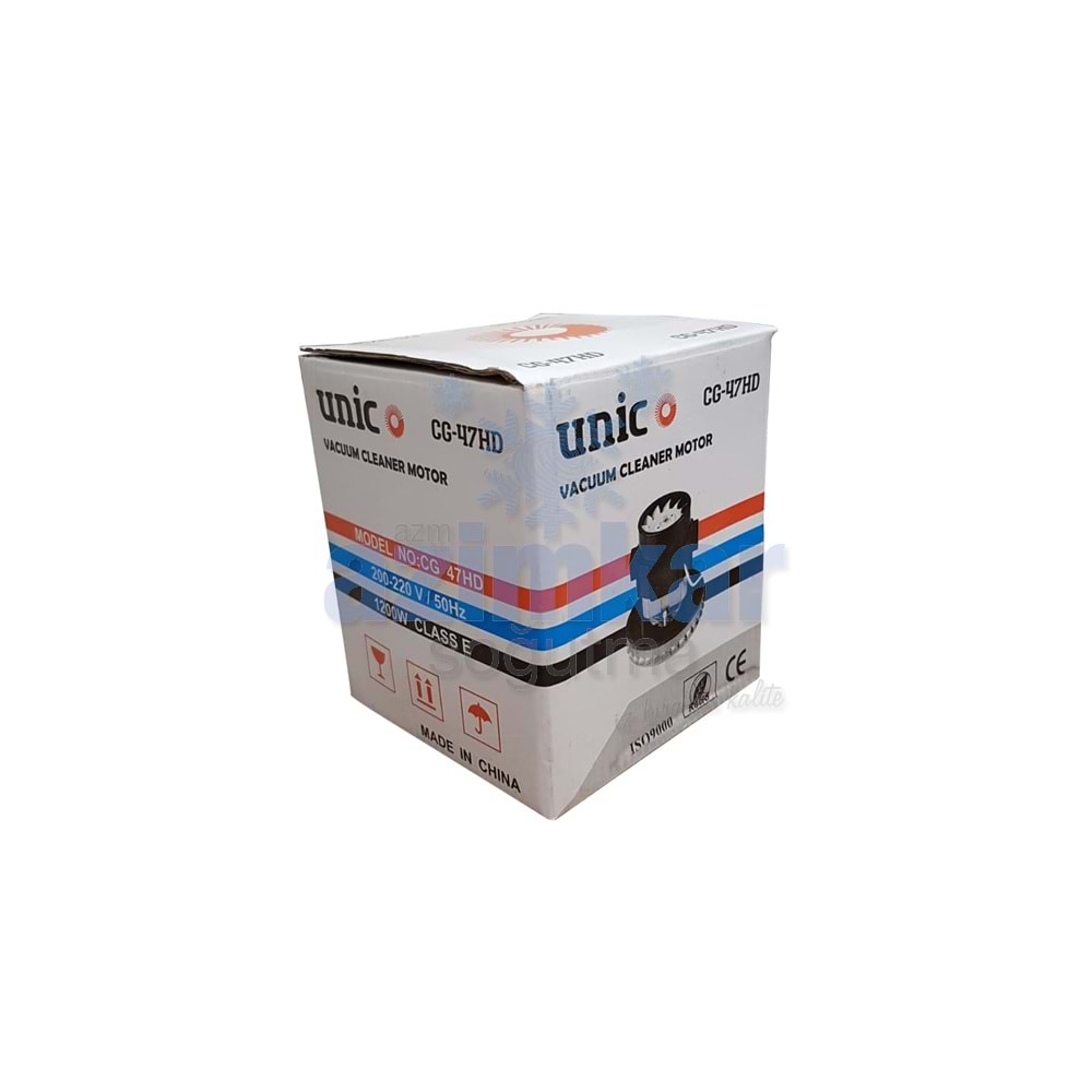 UNİCO CG-47 HD SÜPÜRGE MOTOR BAKIR SARGI 1200W