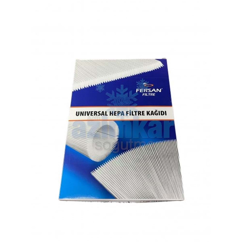 ÜNİVERSAL HEPA FİLTRE KAĞIDI AKARDİYON 10 MM