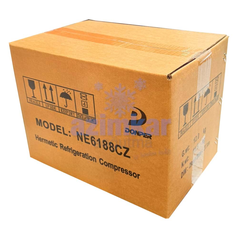 DONPER NE6188CZ 3/8HP 1100 WATT R134a KOMPRESÖR
