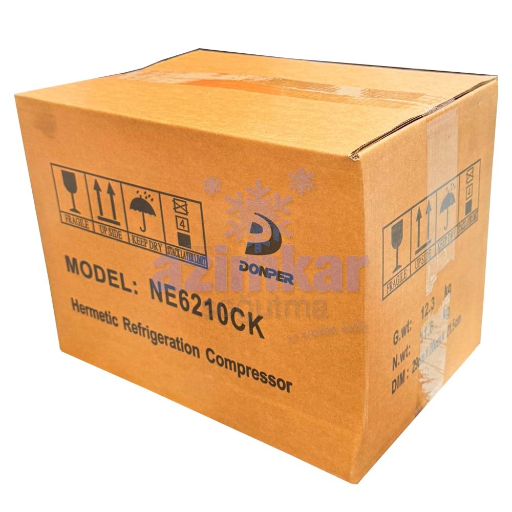DONPER NE6210CK 1/3HP 1250 WATT R404A KOMPRESÖR