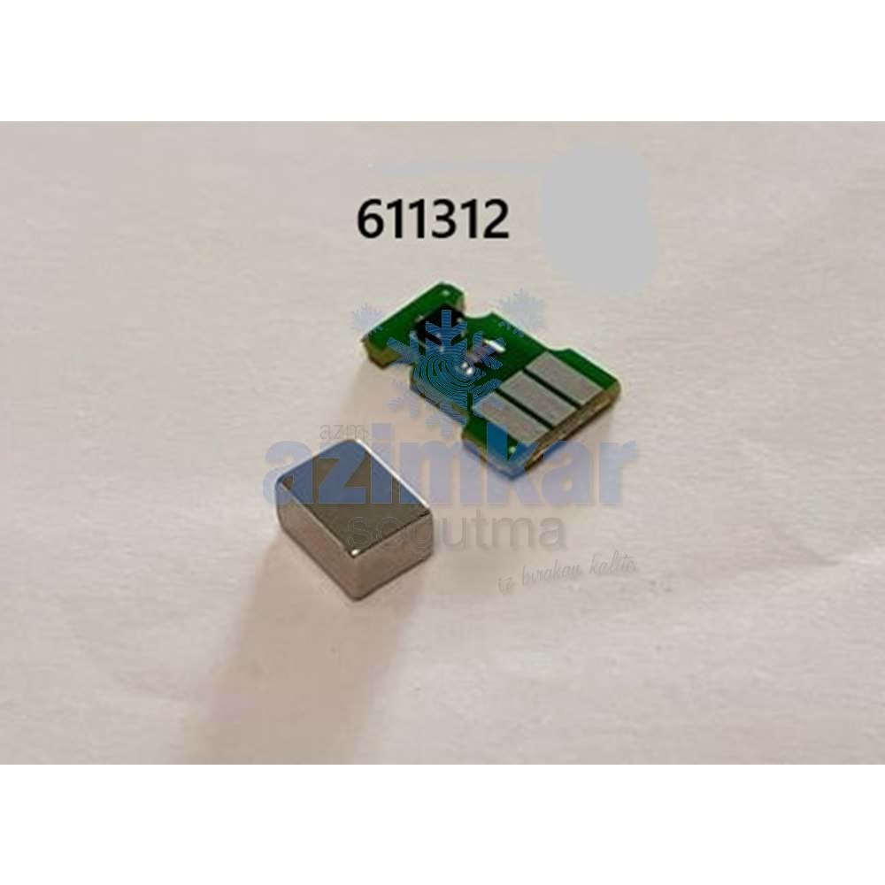 BOSCH BULAŞIK MAK.KAPAK KİLİT KART+MIKNATIS 611312