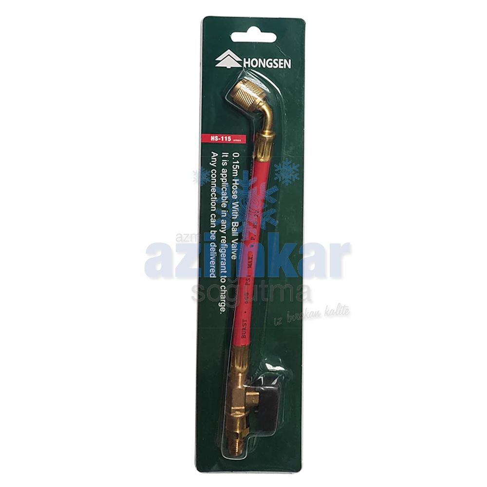 HONGSEN GAZ HORTUMU VANA APARATI HS-115 1/4''-1/4''