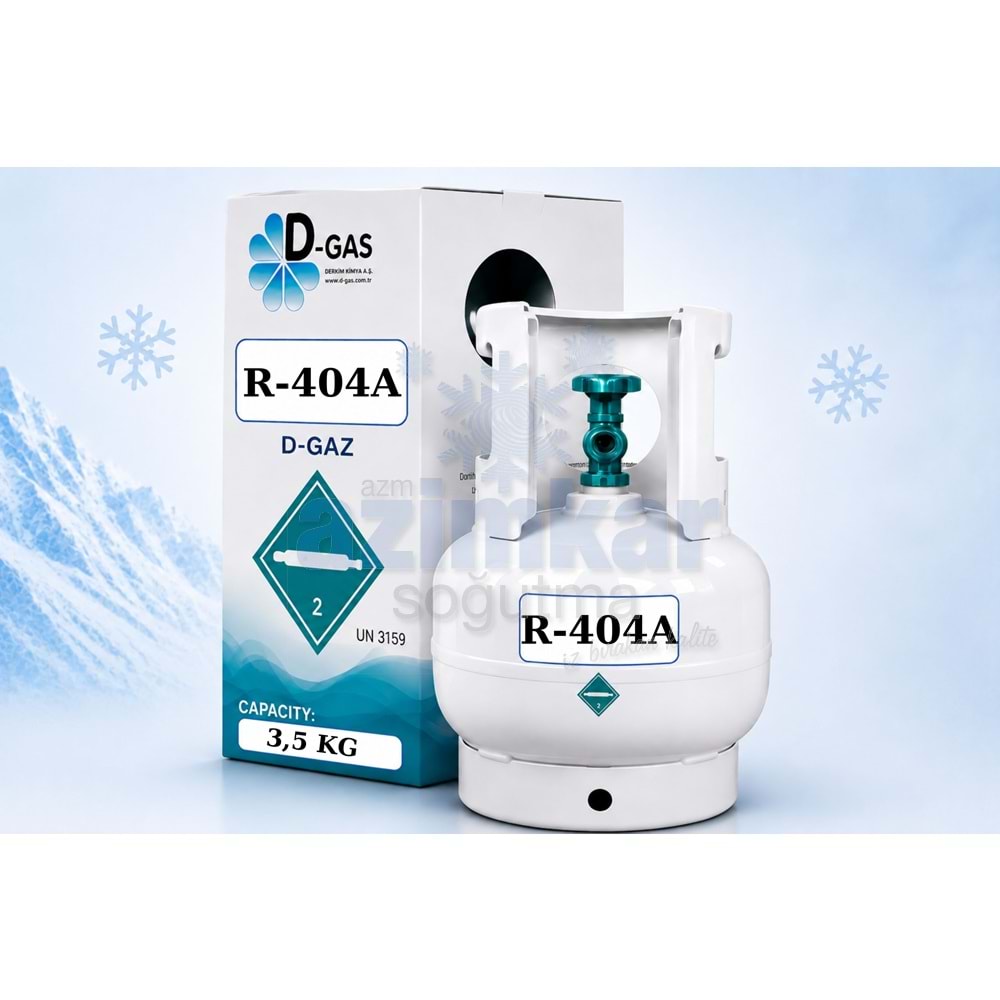 R-404A TEKRAR DOLDURULABİLİR TÜP MİNİ 3,5KG