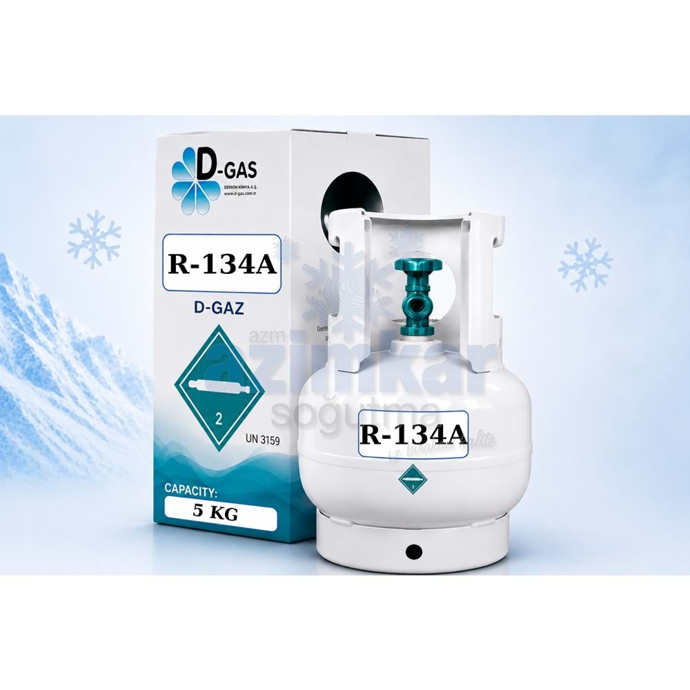 R-134A TEKRAR DOLDURULABİLİR TÜP MİNİ 5KG
