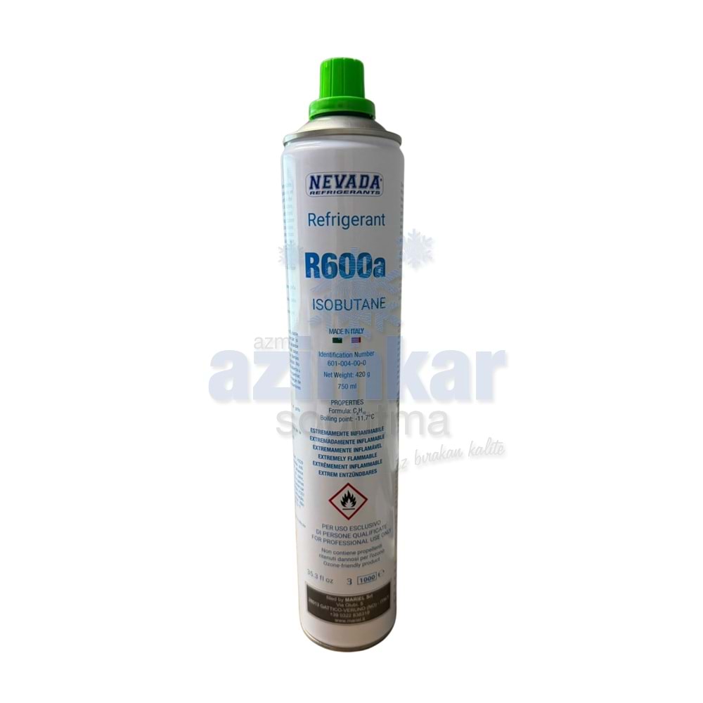 NEVADA SOĞUTUCU GAZ R600 TİN TÜP 420GR