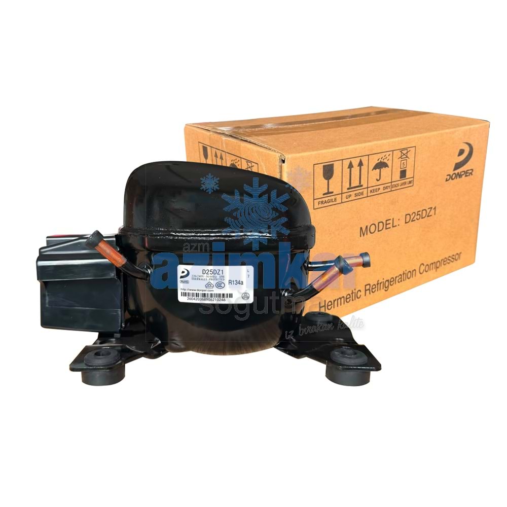 DONPER D25DZ1 1/10 HP 56 KCAL 65W R134A KOMPRESÖR