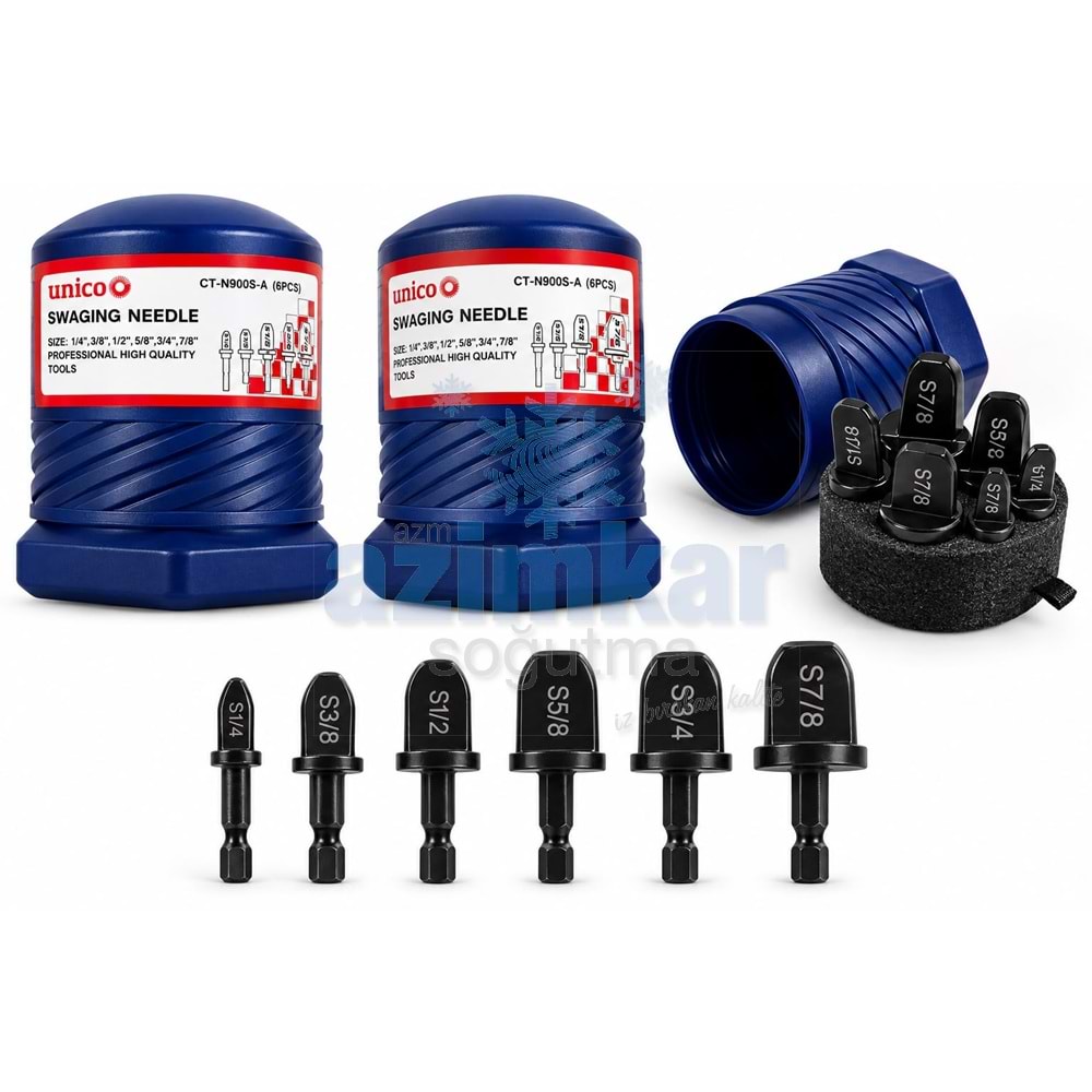 UNİCO BORU ŞİŞİRME 4 LÜ SET