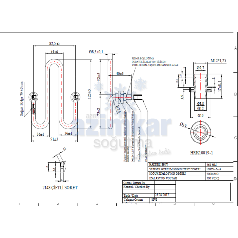 SEMAVER REZİSTANS 20518 900W 220V
