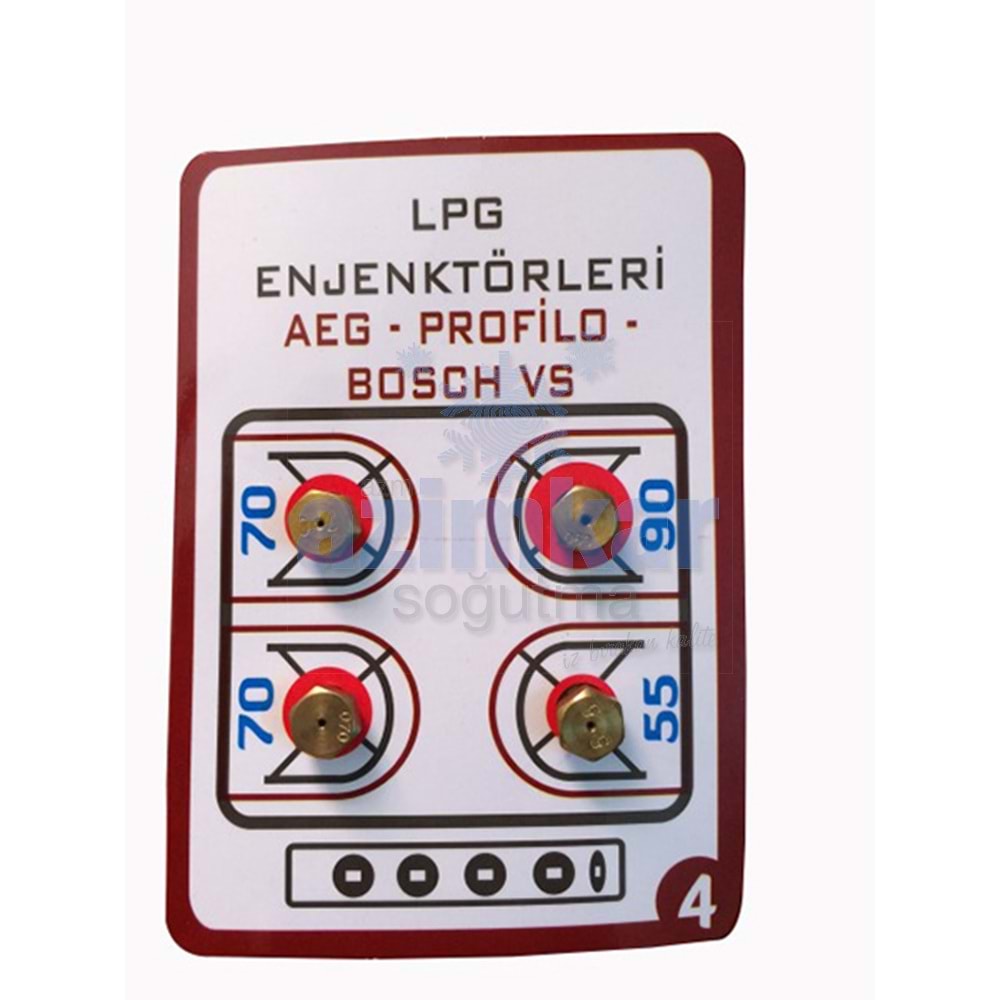 AEG BOSCH FIRIN ENJEKTÖR TAKIMI LPG 7LİK