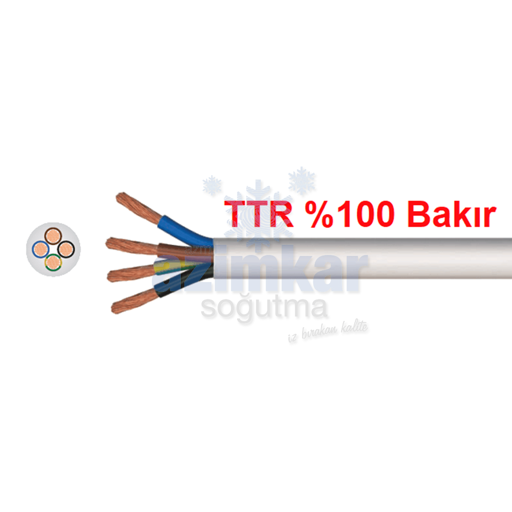 5 X 2,5 TTR HO5VV-F KABLO