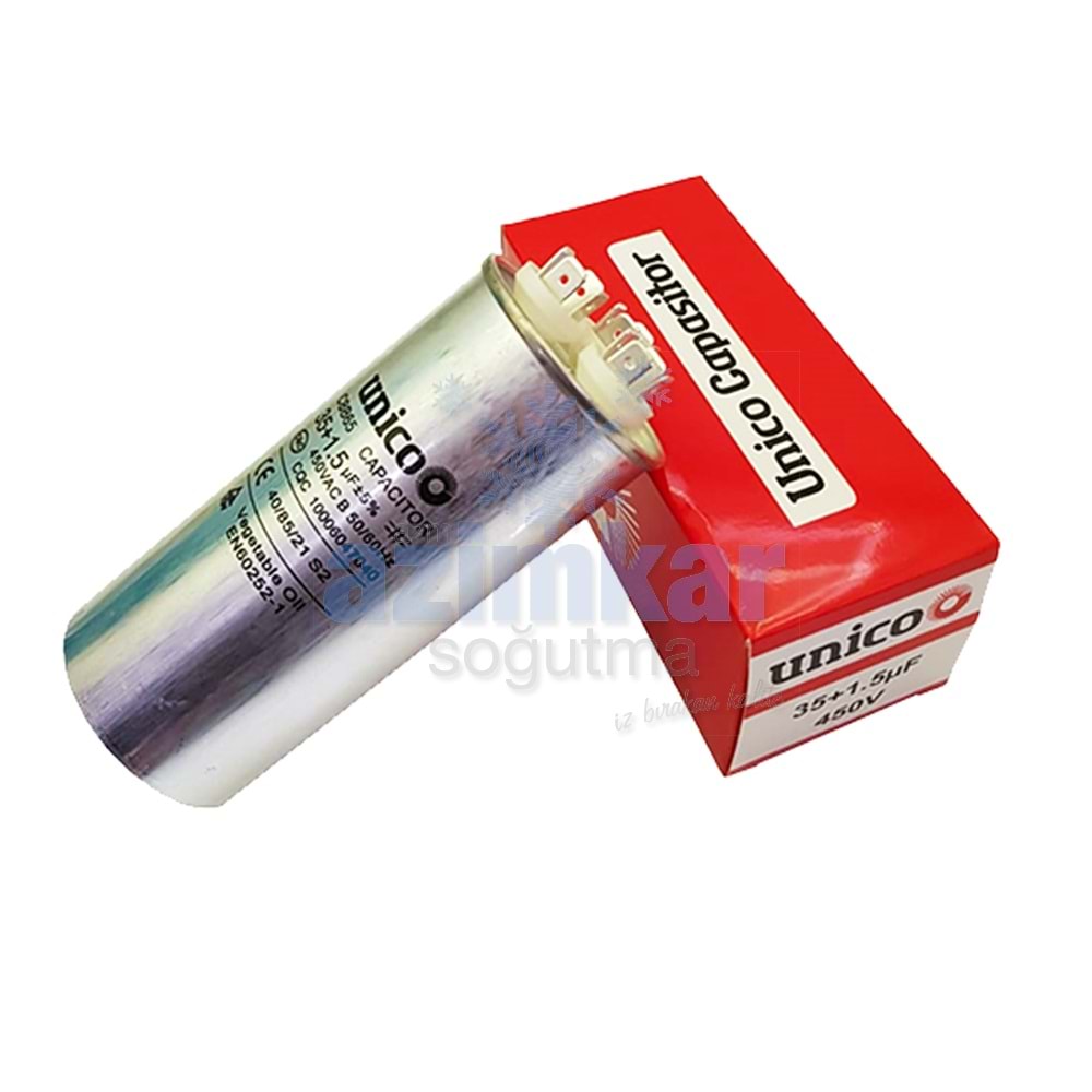 UNİCO KONDANSATÖR 55+6 UF