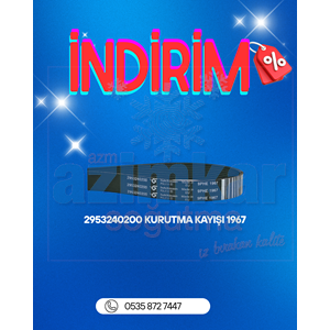 2953240200 KURUTMA KAYIŞI 1967