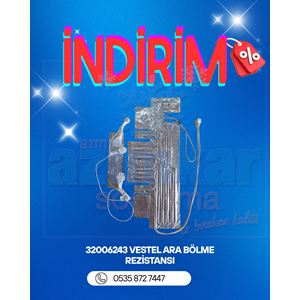 32006243 VESTEL ARA BÖLME REZİSTANSI