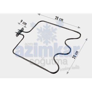 FIRIN BORU REZİSTANSI 220V 1200W- M REZİSTANS KÜÇÜK