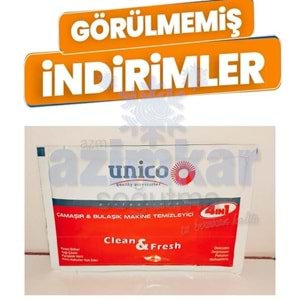 UNİCO BULAŞIK ÇAMAŞIR MAKİNA TOZ KİREÇ ÖNLEYİCİ 1X40 GR TEKLİ
