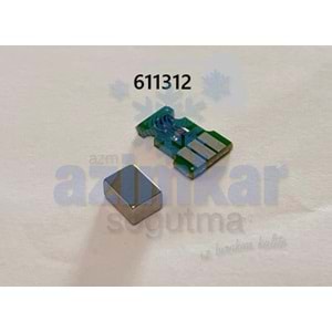 BOSCH BULAŞIK MAK.KAPAK KİLİT KART+MIKNATIS 611312