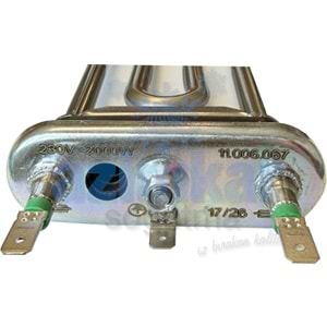 OÇM REZİSTANS ÜNİVERSAL DELİKLİ 2000W NO:067 ÇİFT TERMİKLİ