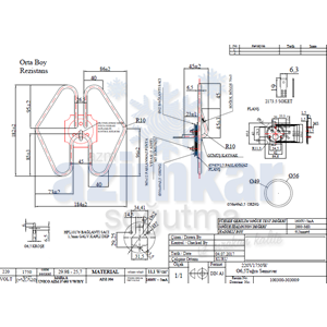 KELEBEK SEMAVER REZİSTANSI 303009 1750W 220V