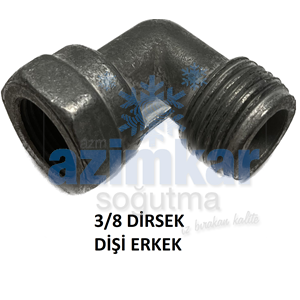 DOĞALGAZ DİRSEK 3/8 ERKEK DİŞİ