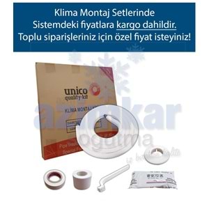 UNİCO 1/2-3/4 7 MT MONTAJ KİTİ AL-CU