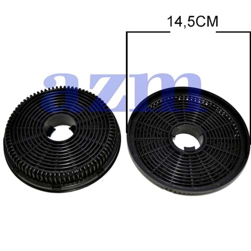 ASPRATÖR KARBON KÖMÜR FİLTRE SİMFER 14,5CMÇİFT