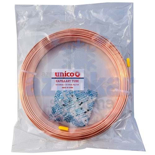 UNİCO 1/4 KILCAL BORU 2,0X1,0 1 KG (HAZIR PAKET)