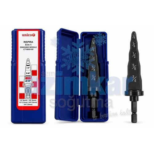 UNİCO BORU ŞİŞİRME KAFASI SET 1/4