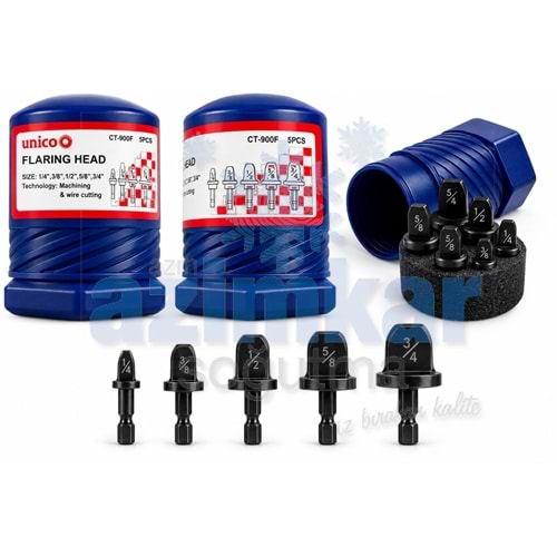 UNİCO BORU ŞİŞİRME MATKAP UCU 1/4