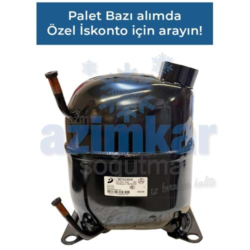 DONPER NCT6240CK 1-1/2HP 4800 WATT R404A KOMPRESÖR