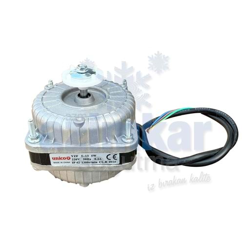 UNİCO Q FAN MOTOR 5W/25W BAKIR SARGI