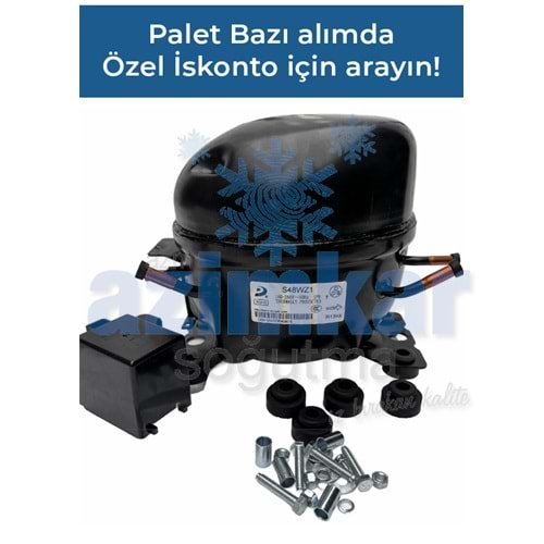 DONPER S48WZ1 1/6 HP 107 KCAL 125W R134A KOMPRESÖR