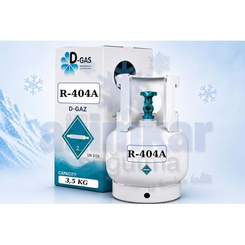 R-404A TEKRAR DOLDURULABİLİR TÜP MİNİ 3,5KG