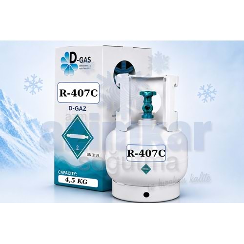 R-407C TEKRAR DOLDURULABİLİR TÜP MİNİ 4,5KG