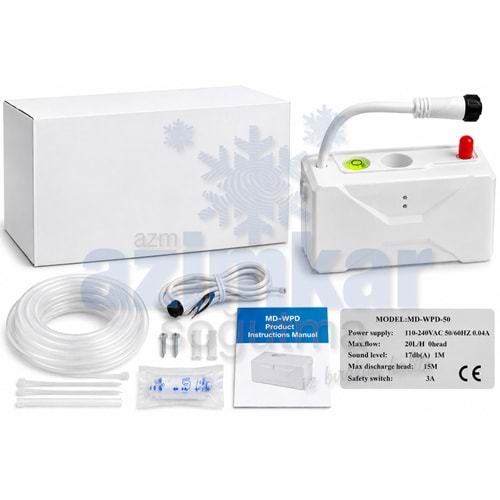 UNİCO WPD-50 KARE DRENAJ POMPASI 15M 110-240V