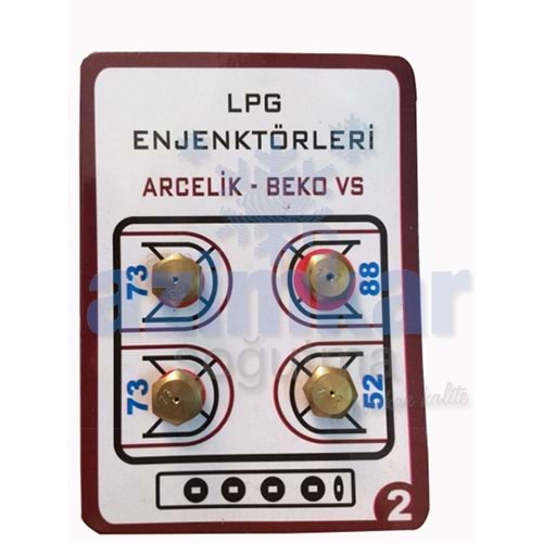 ARÇ.FIRIN ENJEKTÖR TAKIM LPG 9LUK