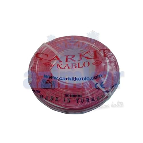 2X0,75 KABLO KORDON KIRMIZI KOD