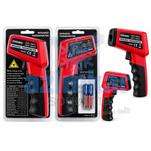 UNİCO DT8550KH LAZER TERMOMETRE -50ºC+ 550ºC